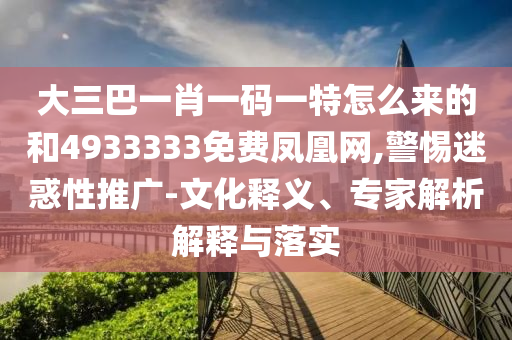 大三巴一肖一碼一特怎么來(lái)的和4933333免費(fèi)鳳凰網(wǎng),警惕迷惑性推廣-文化釋義、專(zhuān)家解析解釋與落實(shí)